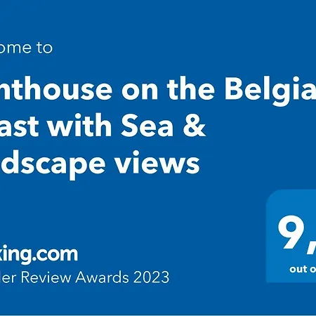 Penthouse On The Belgian Coast With Sea & Landscape Views Wenduine